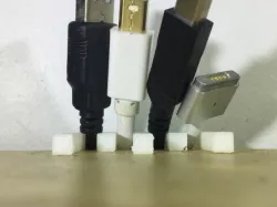 Ikea Desk (Linnmon) cable holder