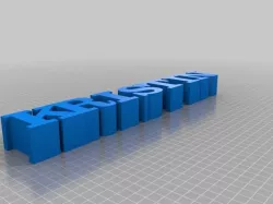 Kristin Customized Variable WORD Sculpture