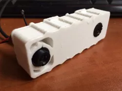 laser and camera case for simple laser rangefinder