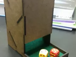 Laser Cut Dice Tower