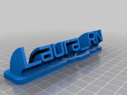 Laura RN Nameplate