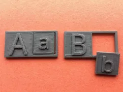 Letter Matching Tiles