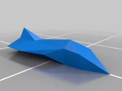 Low Poly spaceship