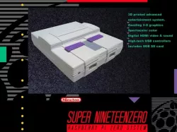 Mini SNES Raspberry Pi Zero Case WIP