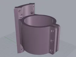 Mostly printed cnc IE_25mm_MakitaRT0700C ToolHolder
