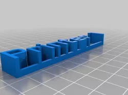 My Customized 3D name plate