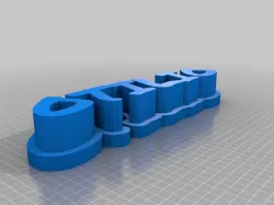 My Customized 3D name plate
