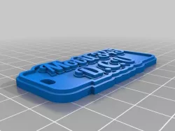My Customized Multiline Tag or Keychain