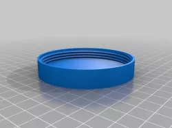 My Customized round box with threaded lid