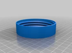 My Customized round box with threaded lid