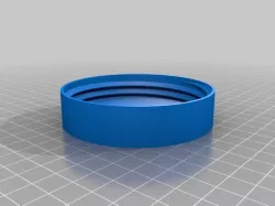 My Customized round box with threaded lid