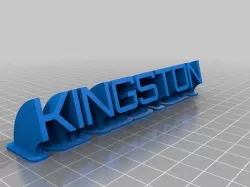 My Customized Sweeping name plate
