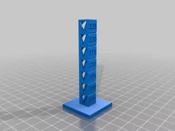 My Customized Temp Calibration Tower