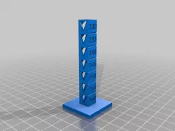 My Customized Temp Calibration Tower
