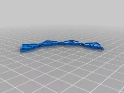 My Customized Text heart chain