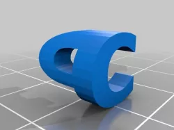 My Customized Two Letter Sculpture