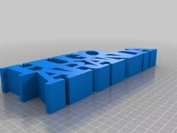 My Customized Variable WORD Sculpture