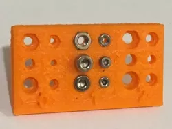 Nut and Bolt Cutouts M2 + M3 (OpenSCAD Library)