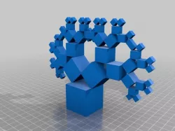 Pythagoras Tree (1:1:Sqrt2)