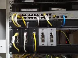 Rack for Raspberry Pi 0, 1B, B+, 2 and 3 on a modular system 19" 2U