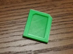 SIM to SD card case adapter