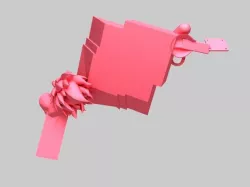 Small Llara near a X-UAV Nosecone