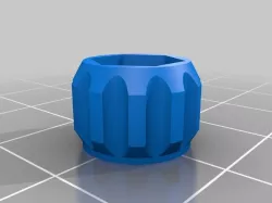 Small SMA Thumbscrew