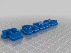 Small TANK letters not connected