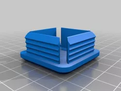 Square Tube Plug 38x38