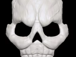 vampire skull mask