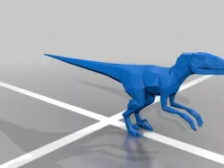 Velociraptor and trex