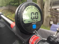 Velocitek Speedpuck GPS mount v4 for Whisper catamaran (or cats with approx. 44mm gennaker pole)