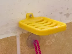 Wall soap holder