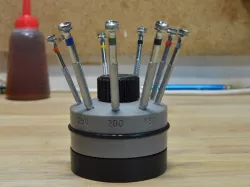 Watchmakers Screwdriver Rotating Stand
