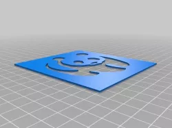 WWF logo stencil