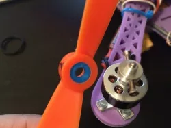 2.5mm quadcopter propeller spacer