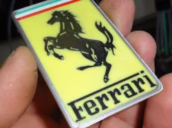 6 colors Ferrari Logo - Flat Version