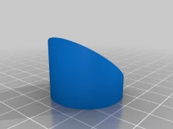 Bar end mirror for drop handle bars