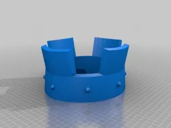 Barbarian King and Queen Crown