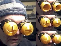 Blinking Iris Goggles