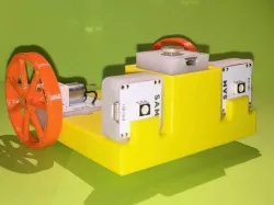 Car and Wheels for SAM Labs Bluetooth Motors and Sensors