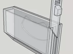 Car key magnetic holder box using (hard disk driveHDD magnet)