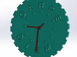Carpe Diem Wall Clock (aprovecha el tiempo)