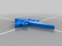 cross with hook loop