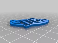 DC Comic logo keychain