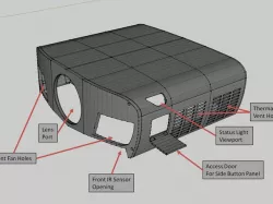 Epson 5040UB Projector Shell