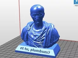 et tu, plumbum? - Julius Caesar Pencil Holder