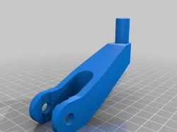 Folding handle for a Manfrotto super boom stand