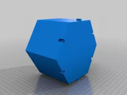 Hexagonal desk organizers