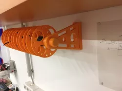 Kabelrollen 100mm + Halter